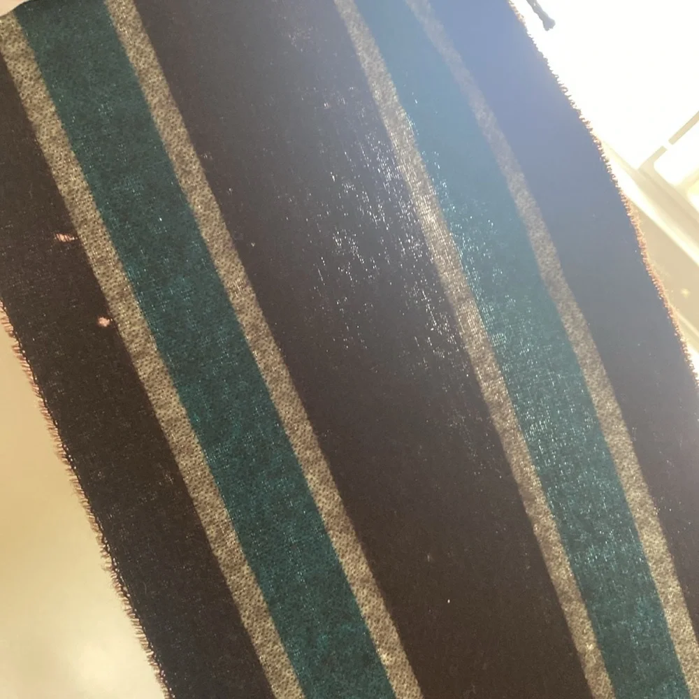 Paul Smith Lambswool Racing Stripe Scarf